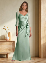 Augday Nampa Sheath Pleated Mesh Dress