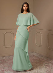 Augday Bowie A-Line Chiffon Dress