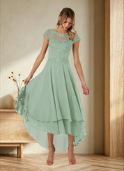 Augday Shonda Lace Chiffon Dress