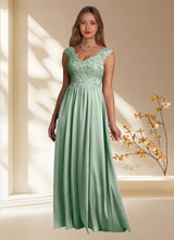 Augday Amethyst A-Line Lace Dress