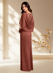 Augday Hera A-Line Lace Stretch Satin Dress