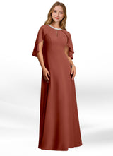Augday Winnifred A-Line Beaded Chiffon Dress