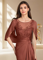 Augday Hera A-Line Lace Stretch Satin Dress