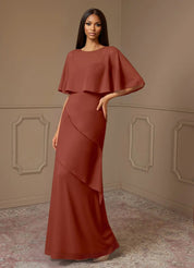 Augday Bowie A-Line Chiffon Dress