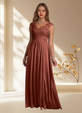 Augday Amethyst A-Line Lace Dress