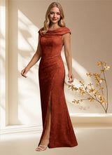 Augday Irvine A-Line Pleated Floral BurnoutDress