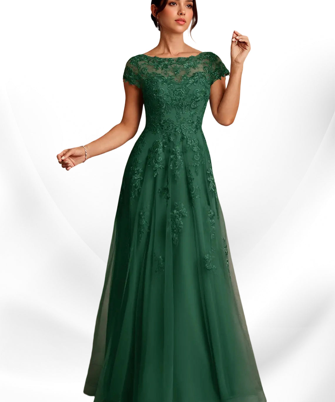 Augday_A-Line_Lace_Chiffon_Dress_DARK_GREEN_2.jpg