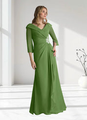 Augday Jaycee A-Line Chiffon Dress