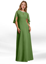 Augday Winnifred A-Line Beaded Chiffon Dress