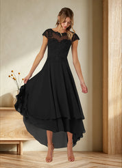 Augday Shonda Lace Chiffon Dress