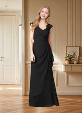 Augday Gladys A-Line Queen Anne Lace Chiffon Dress
