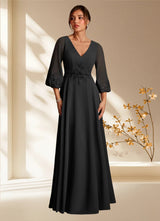 Augday Yorba A-Line Lace Chiffon Dress