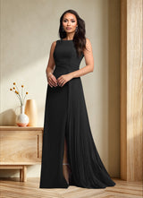 Augday Galvan A-Line Sequins Chiffon Dress