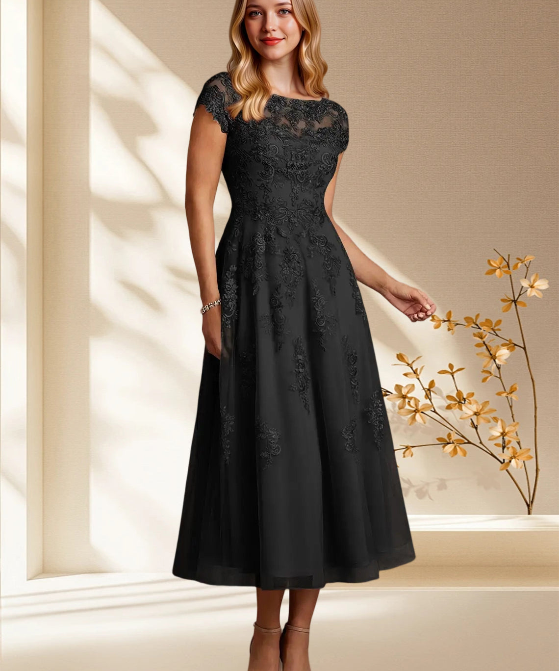 Augday Jolanda A-Line Lace Dress