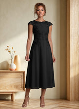Augday Crista A-Line Lace Chiffon Dress