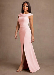 Augday Irvine A-Line Pleated Chiffon Dress