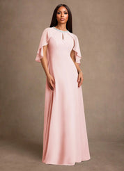 Augday Winnifred A-Line Beaded Chiffon Dress