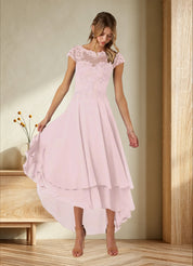 Augday Shonda Lace Chiffon Dress