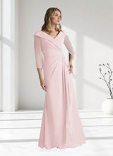 Augday Jaycee A-Line Chiffon Dress