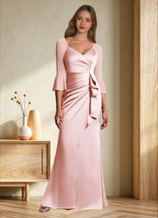 Augday Nampa Sheath Pleated Mesh Dress