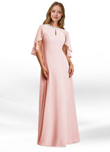 Augday Winnifred A-Line Beaded Chiffon Dress