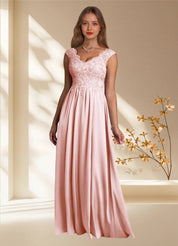 Augday Amethyst A-Line Lace Dress