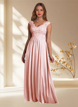 Augday Amethyst A-Line Lace Dress