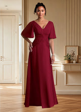 Augday Milliat A-Line Lace Chiffon Dress