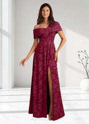 Augday Milton Milton A-Line Pleated Floral Burnout Dress