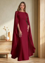 Augday Artemisia Sheath Lace Chiffon Dress