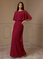 Augday Bowie A-Line Chiffon Dress