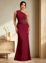 Augday Kathie Mermaid Lace Chiffon Dress