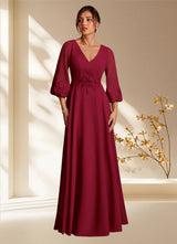 Augday Yorba A-Line Lace Chiffon Dress
