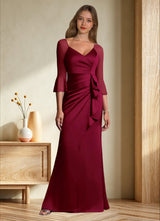 Augday Nampa Sheath Pleated Mesh Dress