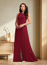 Augday Galvan A-Line Sequins Chiffon Dress