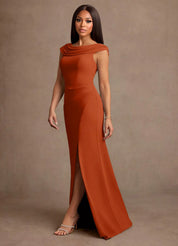 Augday Irvine A-Line Pleated Chiffon Dress