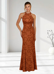 Augday Tyra Mermaid Floral Burnout Dress