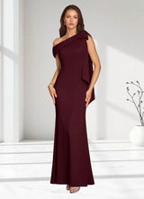 Augday Myers Mermaid Pleated Stretch Crepe Dress