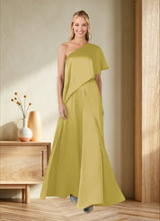 Augday Hagretta Jumpsuit/Pantsuit Stretch Satin Dress
