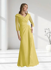 Augday Jaycee A-Line Chiffon Dress