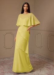 Augday Bowie A-Line Chiffon Dress