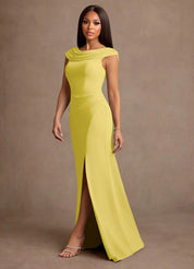 Augday Irvine A-Line Pleated Chiffon Dress