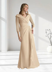 Augday Jaycee A-Line Chiffon Dress