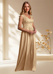 Augday Amethyst A-Line Lace Dress