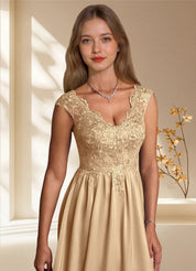 Augday Amethyst A-Line Lace Dress
