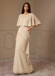 Augday Bowie A-Line Chiffon Dress