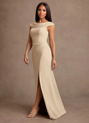 Augday Irvine A-Line Pleated Chiffon Dress