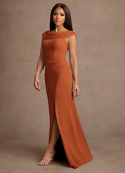 Augday Irvine A-Line Pleated Chiffon Dress