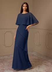 Augday Bowie A-Line Chiffon Dress