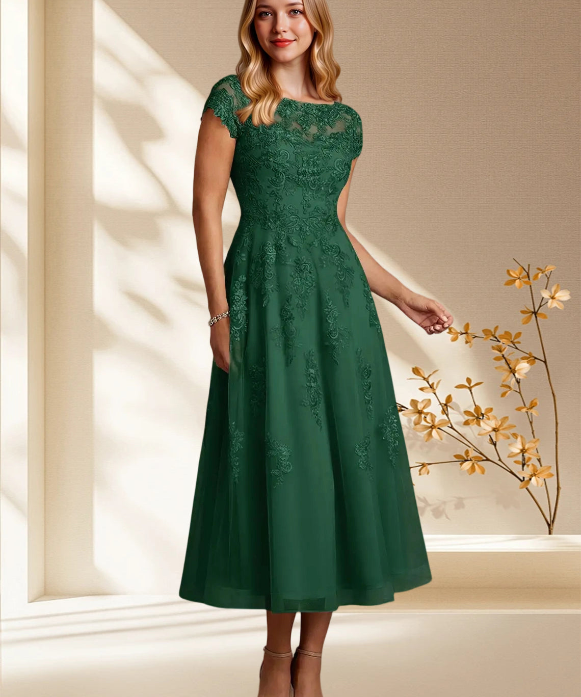 Augday Jolanda A-Line Lace Dress